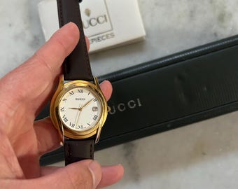 gucci quartz gold plated 2035 21 goldplated by orologio