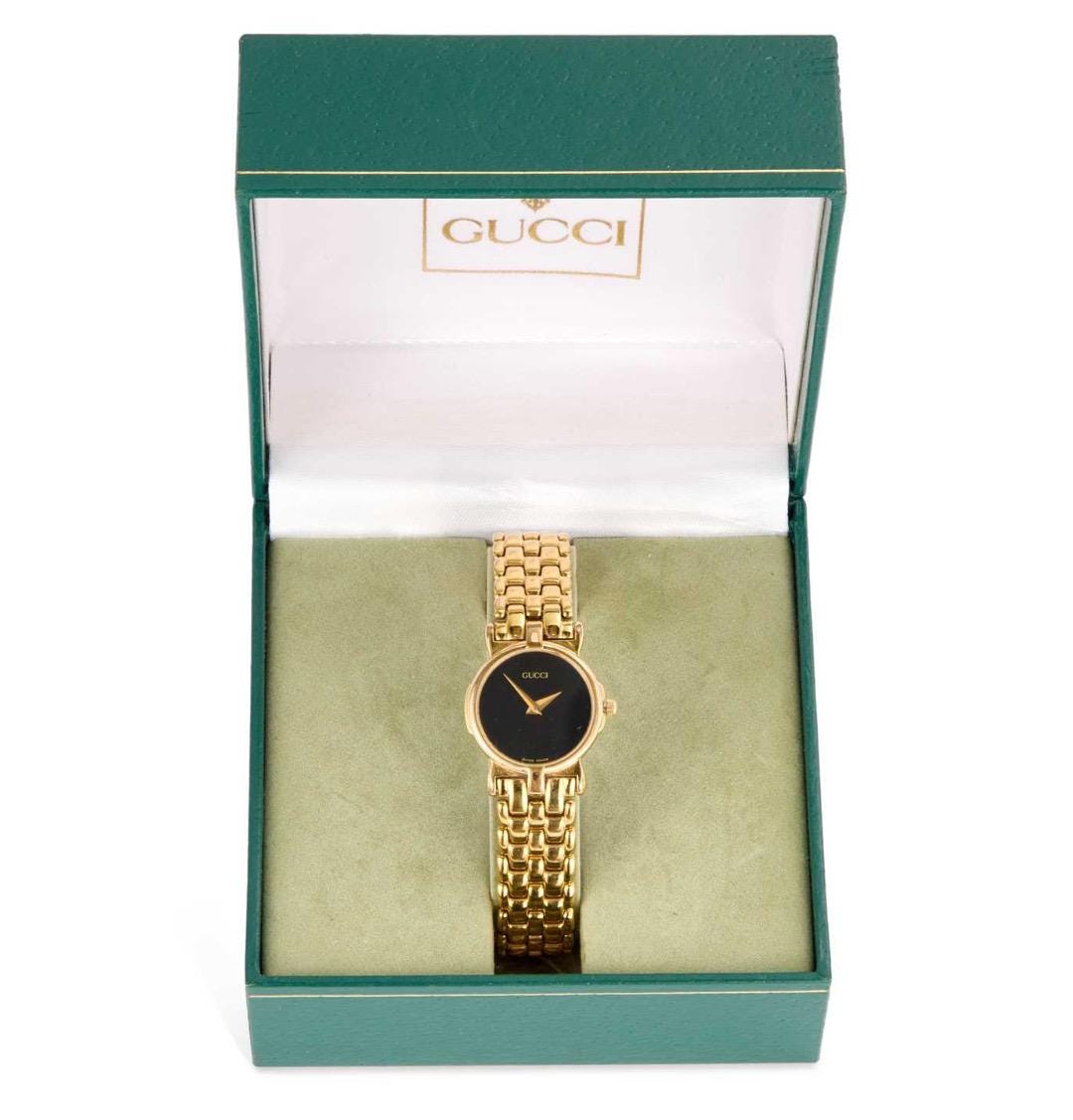 小物 Gucci Vintage Jewelry Case Gold GUCCI Original Gold color Key holder Key Ring Charm wz/Box