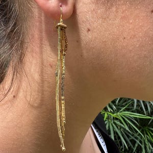 Zephyr Seed Bead Fringe Earrings for Women | Miyuki Beaded Boho Statement Jewelry | Lightweight Hypoallergenic Earrings Gift