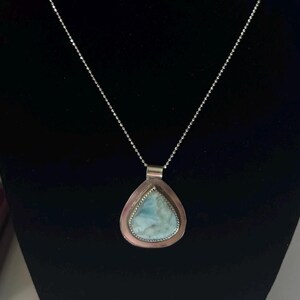 Larimar Pendant Necklace