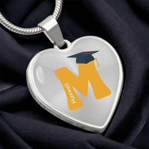 College-Abschluss-kundenspezifischer Anhänger personifizierte Halskette Abschluss-Geschenk für graduierte einzigartiges Andenken für College-Erfolg