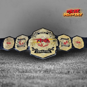 TNA World Tag Team Championship Replica Belt: Adult Size, Brass Metal