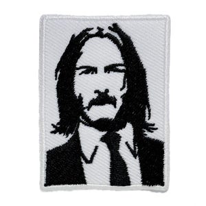 John W  Iron on Patch Badge Sewing Clothes Applique Iron on patch  Embroidered Iron On Patch Sew on Patch Embroidered