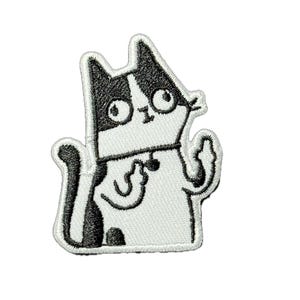 Cute cat  Iron on Patch Badge Sewing Clothes Applique Iron on patches  Embroidered Iron On Patch Sew on Patch Embroidered