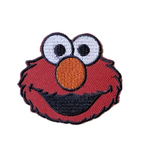 Elmo opstrijkbare patch badge naaien kleding appliqué opstrijkbare patch geborduurde opstrijkbare patch naai geborduurde patch geborduurde patch