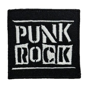 Rock Iron on Patch Badge Sewing Clothes Applique Iron on patches  Embroidered Iron On Patch Sew on Patch Embroidered
