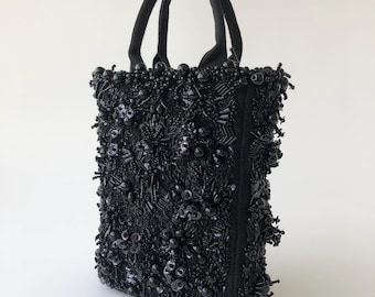 Handmade beaded purse luxury evening handbag bridal handbag luxury crystal bag gifts for her handmade artisan purse handbag for women