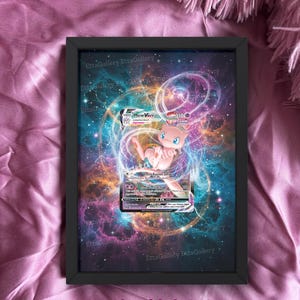 Mew VMAX från Fusion Strike Extended Pokémon Frame