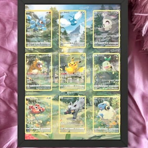 Bidoof, Duskull, Mareep, Paras, Pikachu, Poochyena, Riolu, Swablu, Turtwig aus dem erweiterten Pokémon-Rahmen von Crown Zenith