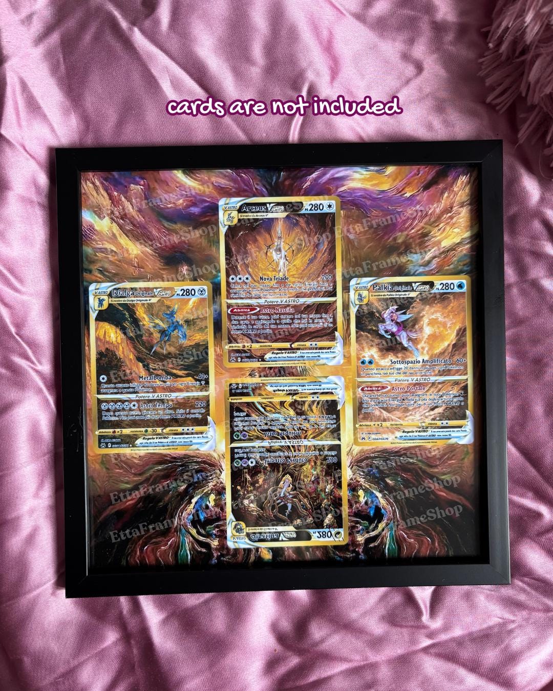 arceus dialga palkia giratina pokemon card Arceus, Palkia, Dialga and Giratina VSTAR From Crown Zenith Extended Pokémon  Frame