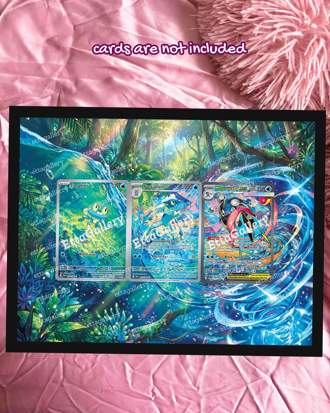Froakie, Frogadier and Mega Greninja Ex From Chaos Rising Extended
