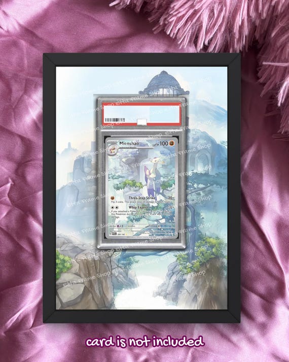 Mienshao From Paradox Rift Extended Pokmon Frame for GRADED CARD - Etsy