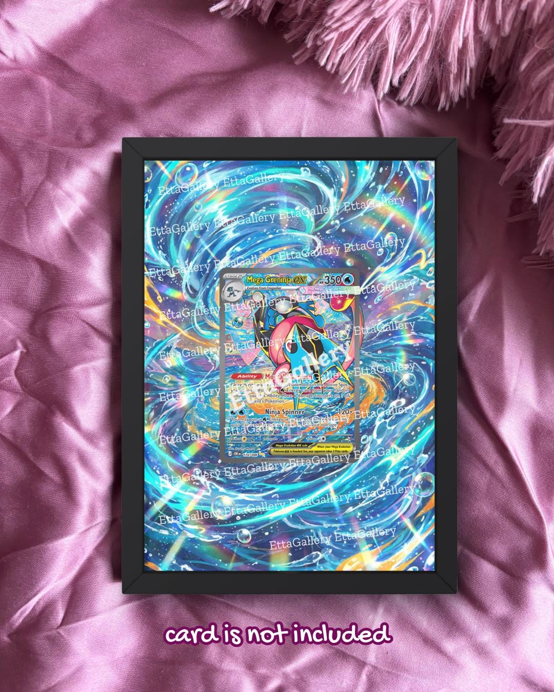 Mega Greninja Ex From Chaos Rising Extended Pokémon Frame - Etsy