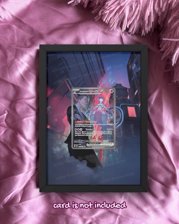 pokemon destined rivals mewtwo card Team Rockets ex Special Illustration Rare BGS 9.5 proof acrylic case Team Rocket's Mewtwo ex