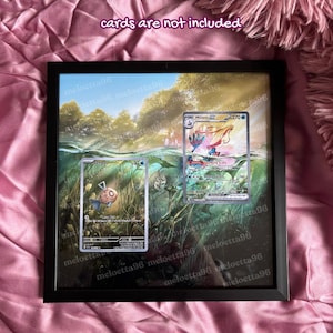 Feebas et Milotic EX de Surging Sparks Extended Pokemon Frame
