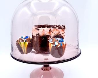 cake stand with lid