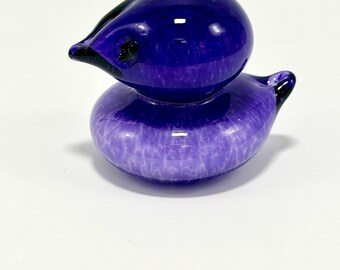 Spring chick glass blown bird Easter bird