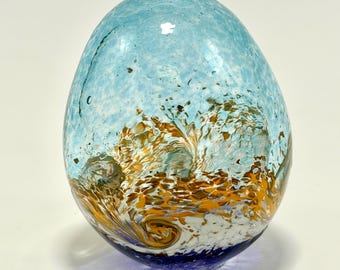 Easter egg, Impressionist birth of Spring inpired, Doring deco
