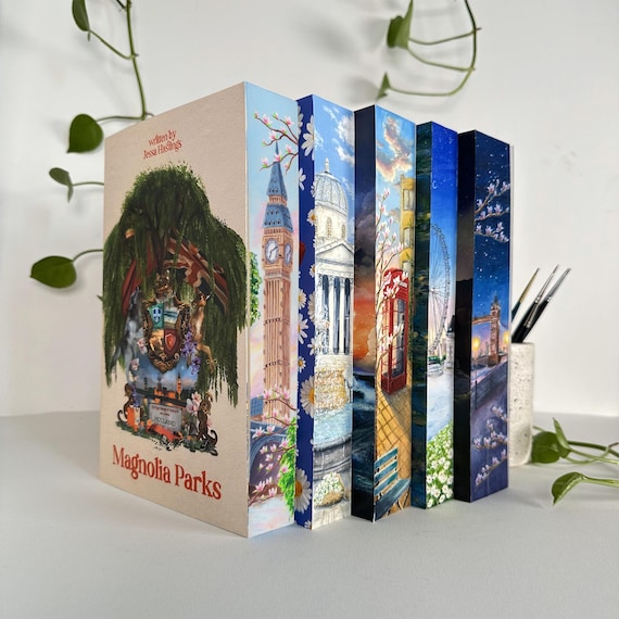 Magnolia Parks Hand-painted Fore Edge Special Edition Book Set