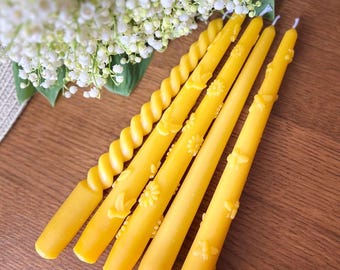 Beeswax Candles, Colour Beewax Candle, Bee Wax Candle, Taper Candles, Dinner Table Candle