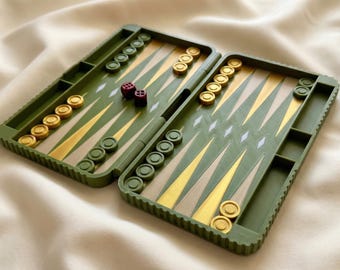 Backgammon Set, 3D Printed , Board Game,  Gift for Him, Gift for Dad,Gift for mom
