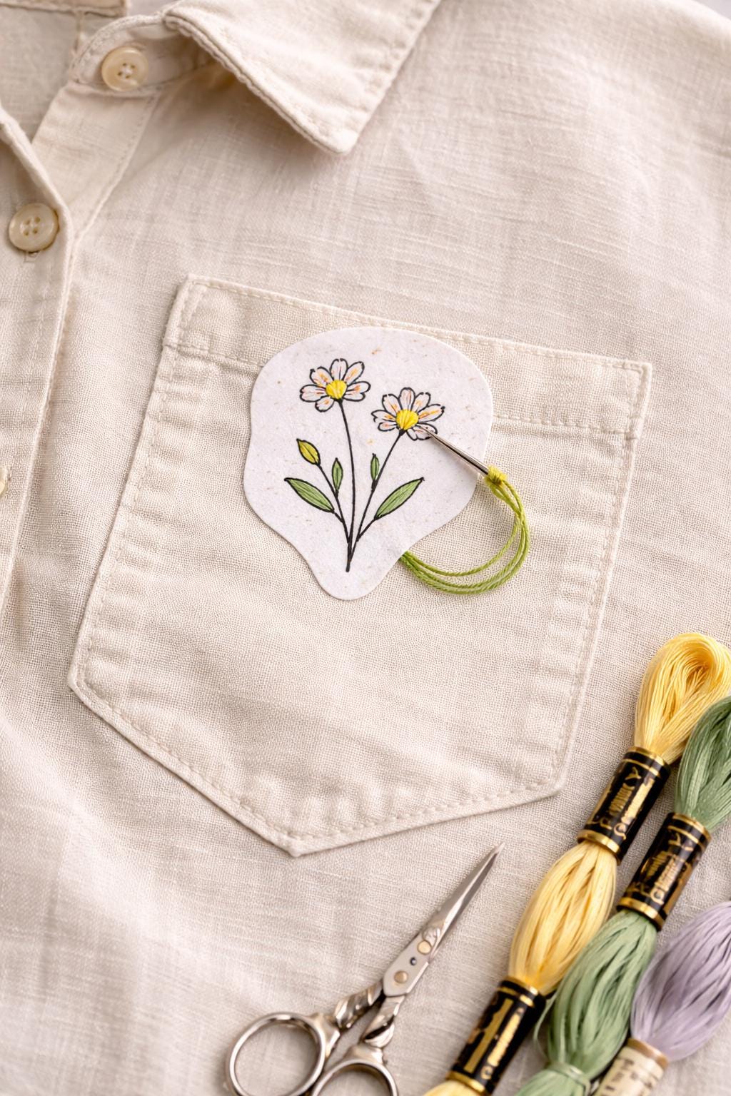 Wildflower Embroidery Pattern PDF Bundle, Printable Stick and Stitch ...