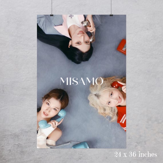 Misamo Twice Subunit Kpop Poster: Vibrant Music Wall Art - Etsy