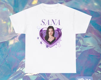 Twice Sana Y2K T-shirt: K-pop Inspired Graphic Tee - Etsy