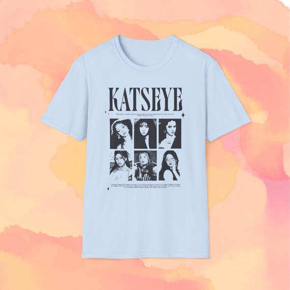 T-shirt K-Katseye Soft Est Fort En Coton - Manches Courtes Unisexe - Tailles XXS à 4XL