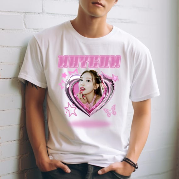 Twice Nayeon Y2K Heart T-shirt - Etsy