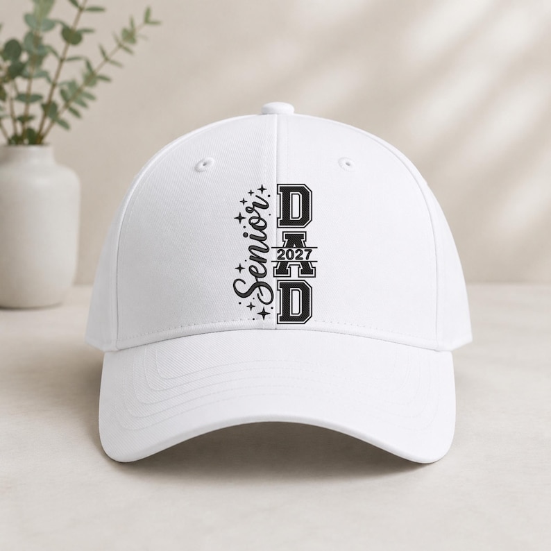 Senior Dad 2027 Embroidery Design, Proud Graduation Machine Embroidery ...