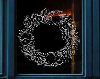 Ornements De Noël LED Triangle Joyeux Noël Couronne De Fleurs Pour