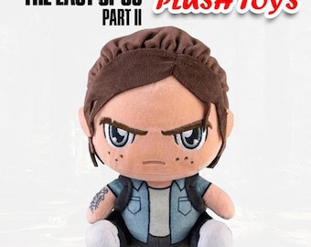 The Last of Us Plush Toys Joel and Ellie Game Characters | 18cm Soft Plush Dolls for Kids & Fans  Birthday and Holiday Gifts