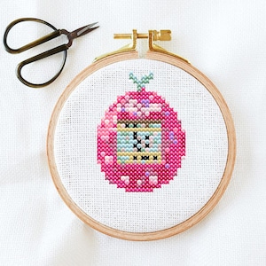 Tamagotchi Cross Stitch Pattern PDF