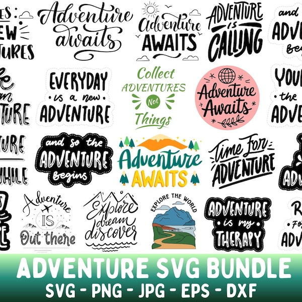 Adventure  SVG, Outdoor Scene, Travel, Wandering, Exploring, , Adventure PNG | Digital DOWNLOAD