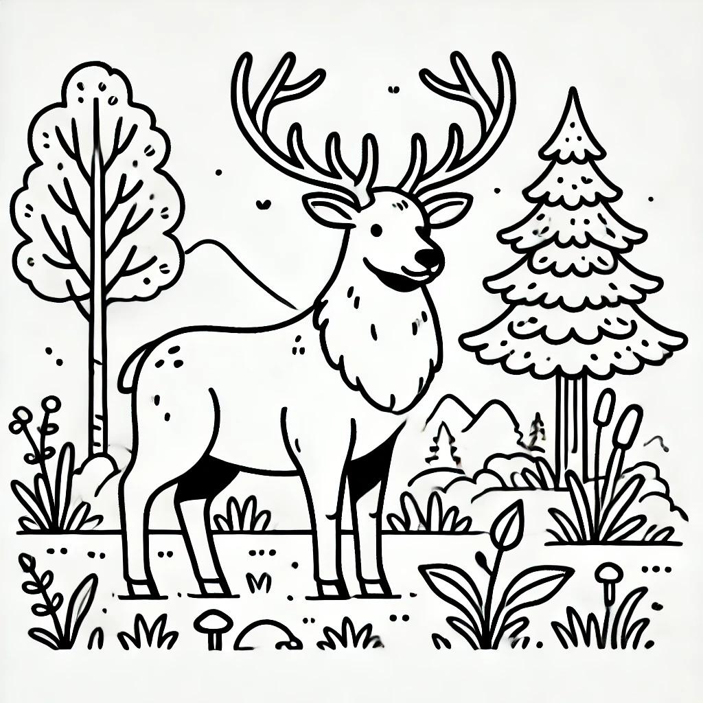 Animal Coloring Book - Etsy