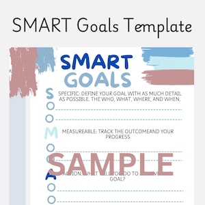 SMART Goals Template