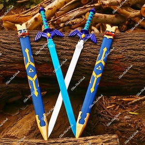 Legend of Zelda Master Sword Replica – Handgjort fantasysvärd med slida