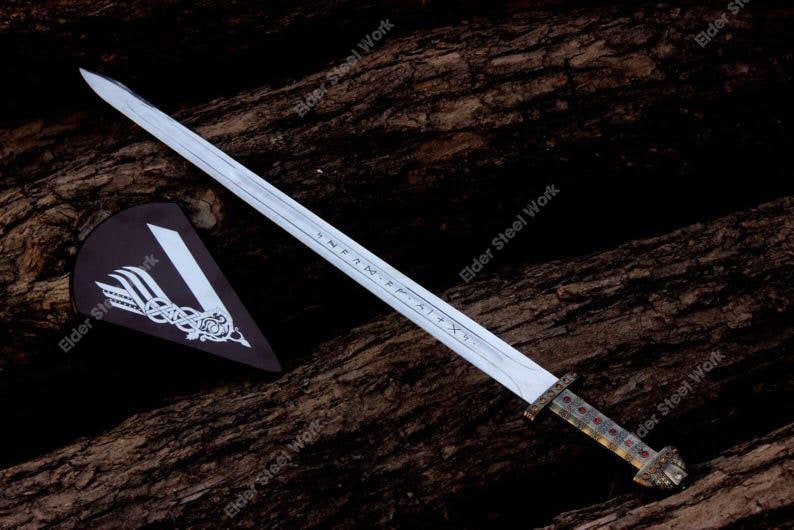 Viking Ragnar Replica | Artisan-Made Nordic Display Decor | Collector’s Gift Idea