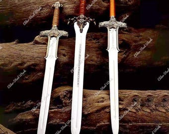 Conan The Barbarian Inspired Sword | Handmade Fantasy Sword | Medieval Collector Cosplay & Display Prop