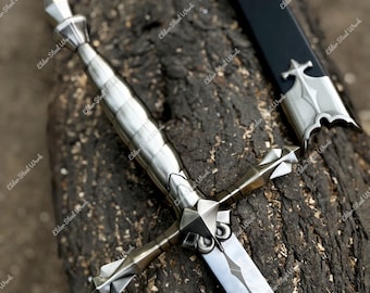 Alucard Sword Replica – Castlevania Anime Longsword – Gothic Steel Cosplay Prop – Vampire Hunter Collector Display