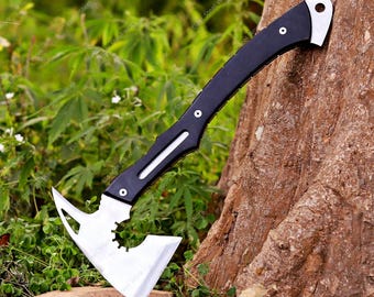 Leon Kennedy Inspired Hatchet Replica | Resident Evil Requiem Axe Full Tang Gaming Axe Collectible