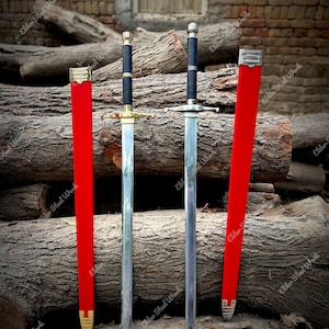 Dragon Ball Z Trunks Sword Replica: Handmade Stainless Steel Cosplay Prop With Scabbard