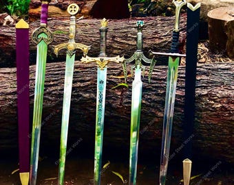 Custom Handmade Medieval Replica Sword: Collectible Fantasy Blades for Cosplay & Decor