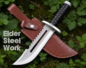 Handmade Metal Gear Solid Old Snake Knife Replica | Cosplay Prop