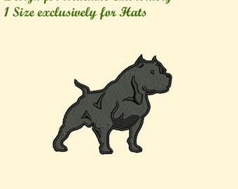 Bulldog Hat Embroidery Design for Machine Embroidery, 1 SIZE