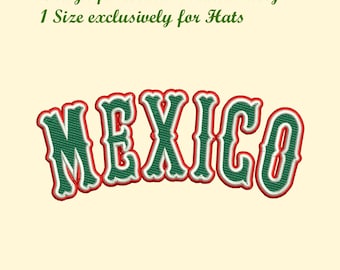 Tall Mexico Hat Embroidery Design for Machine Embroidery, 1 SIZE