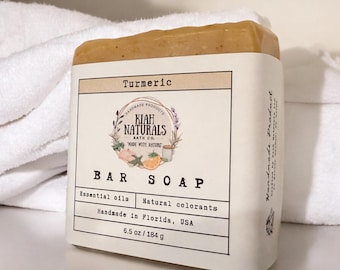 Natural Turmeric Bar Soap (Exfoliating)