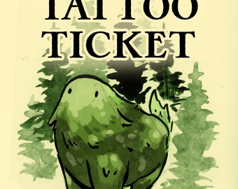 Tattoo Ticket For Manfish Inc.