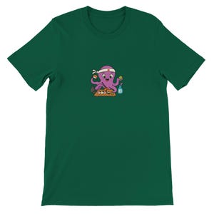 Cute Octopus Sushi Chef T-Shirt – Kawaii Japanese Food Shirt – Funny Cartoon Octopus Tee – Gift for Sushi Lovers – Ocean Animal Shirt